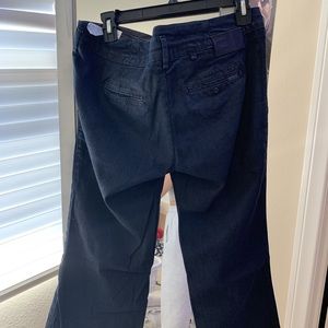 g-are raw denim wide leg flare jeans